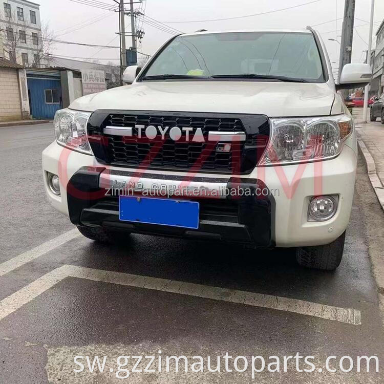 ABS Plastiki Iliyorekebishwa Bumper Grille ya LC200 Land Cruiser 2012-2015